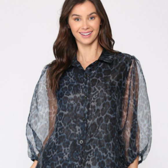 Wenda Animal Print Top - Picture 1 of 3